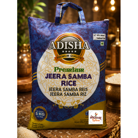 Adisha Jeera Samba Rice - 5 KG