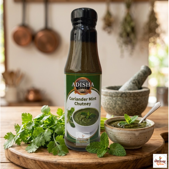 Adisha Coriander Mint Chutney -200 Gm