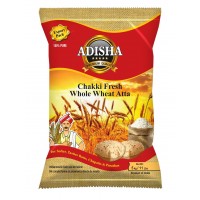 Adisha Chakki Fresh Whole Wheat Atta - 5 Kg (Fresh Stock)