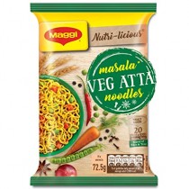 Maggi Vegetable atta Noodles (Expiry 27 June 23)- 72.5 gm 