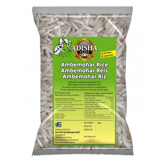 Adisha Ambemohor Rice - 1 Kg (Fresh stock: Date- July 2023)