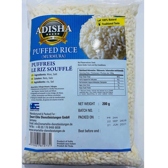 Adisha Puffed Rice (Mamra) - 200 Gm
