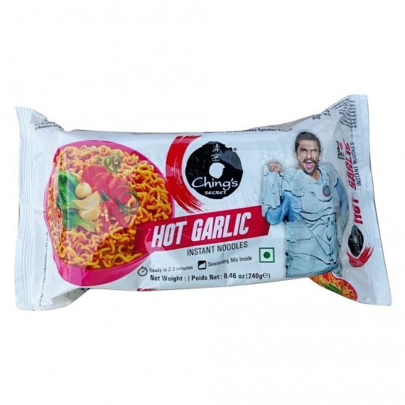 Ching's hot Garlic Instant Noodles - 240GM