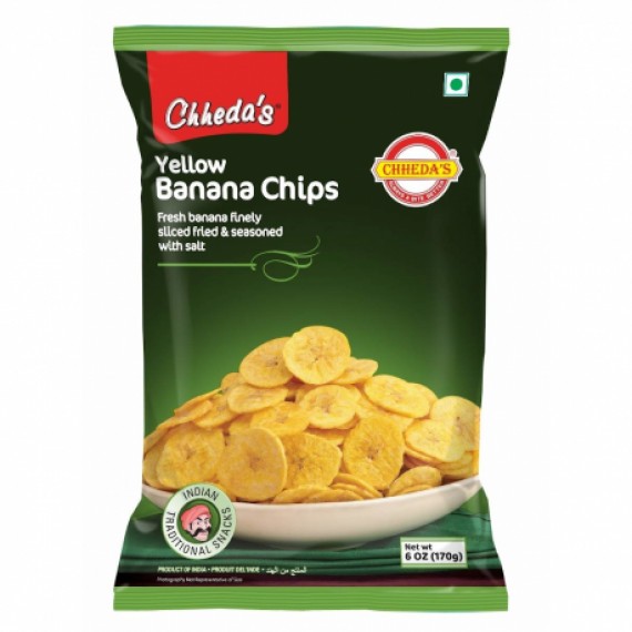 Chheda's Banana Chips Yellow - 170 Gm