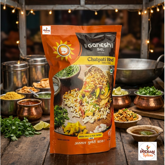GANESH BHEL - Chatpati Bhel Pune - Family Pack - 300 Gm