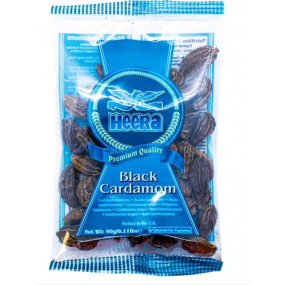 Heera Black Cardmom - 50 Gm