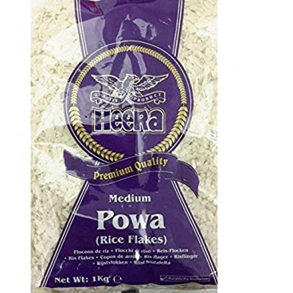 Heera Poha Medium (Rice Flakes) - 1 Kg