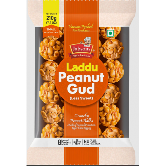 Jabsons chikki Peanut Laddu - 210 Gm