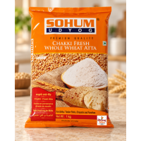 Sohum Chakki Fresh Whole Wheat Atta - 1 Kg