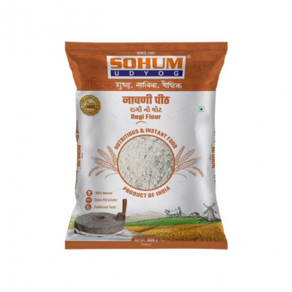 Sohum Ragi / Nachani Flour - 500 Gm