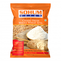 Sohum Lokwan Gehu Atta (Whole Wheat Flour) - 5 Kg 