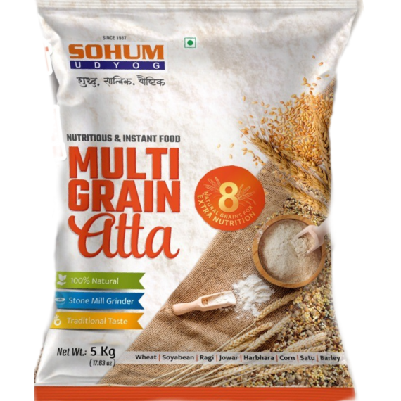 Sohum Multigrain Flour - 5 KG (Best Before: April 2024)