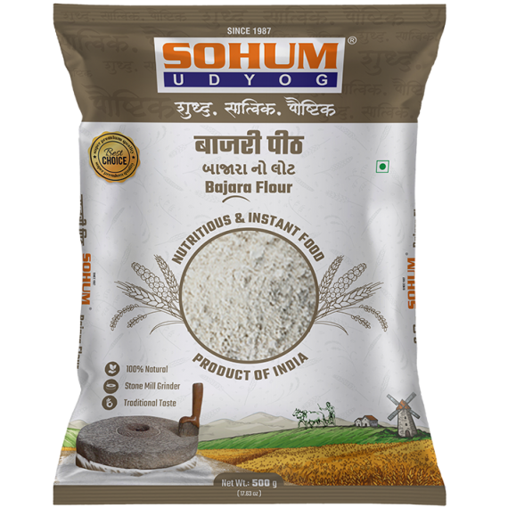 Sohum Bajari Flour - 500 Gm