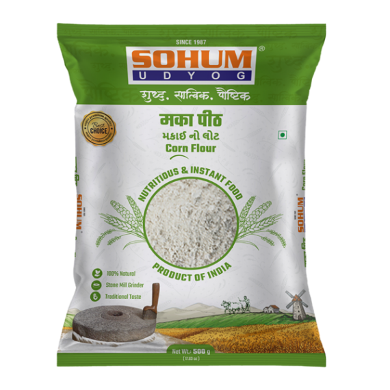 Sohum Corn Flour -Expiry -11Dec.) - 500 GM