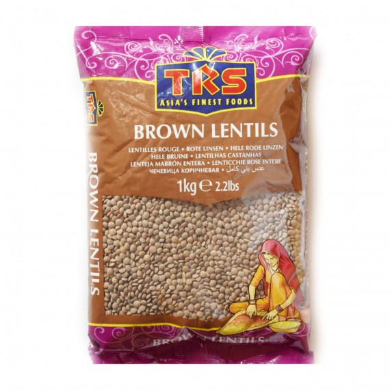 TRS Lentils Whole Brown (Masoor) - 500 Gm