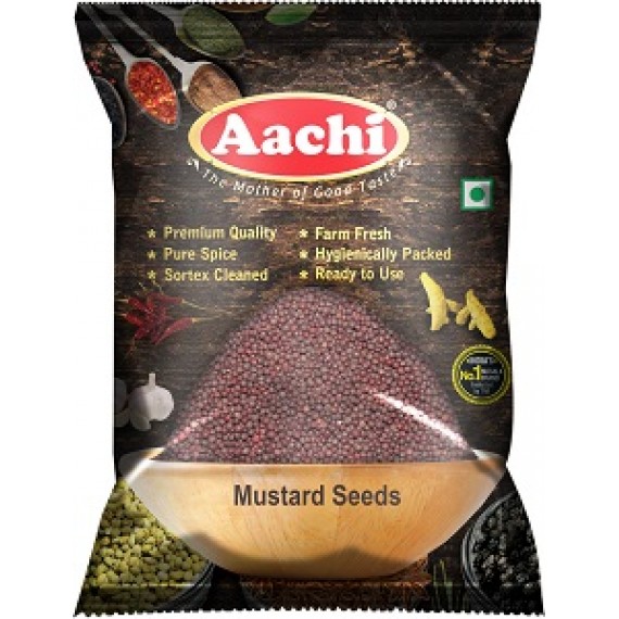 Aachi Black Mustard Seeds - 100 Gm
