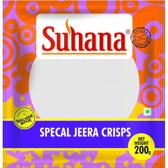 Suhana Special Jeera Crisps - 200 Gm